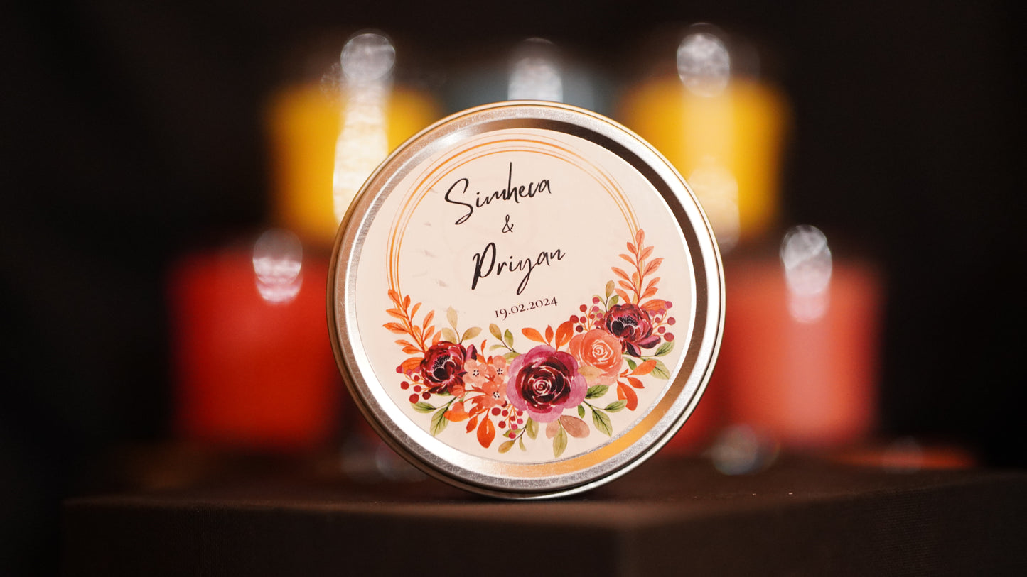 3oz Tin Candle - Perfect Return Gifts !