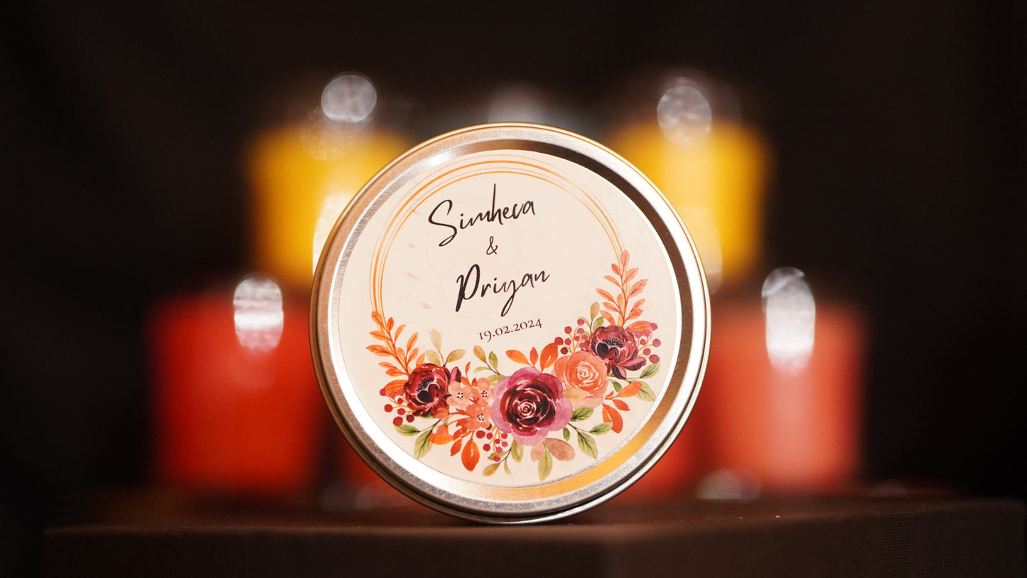 3oz Tin Candle - Perfect Return Gifts !