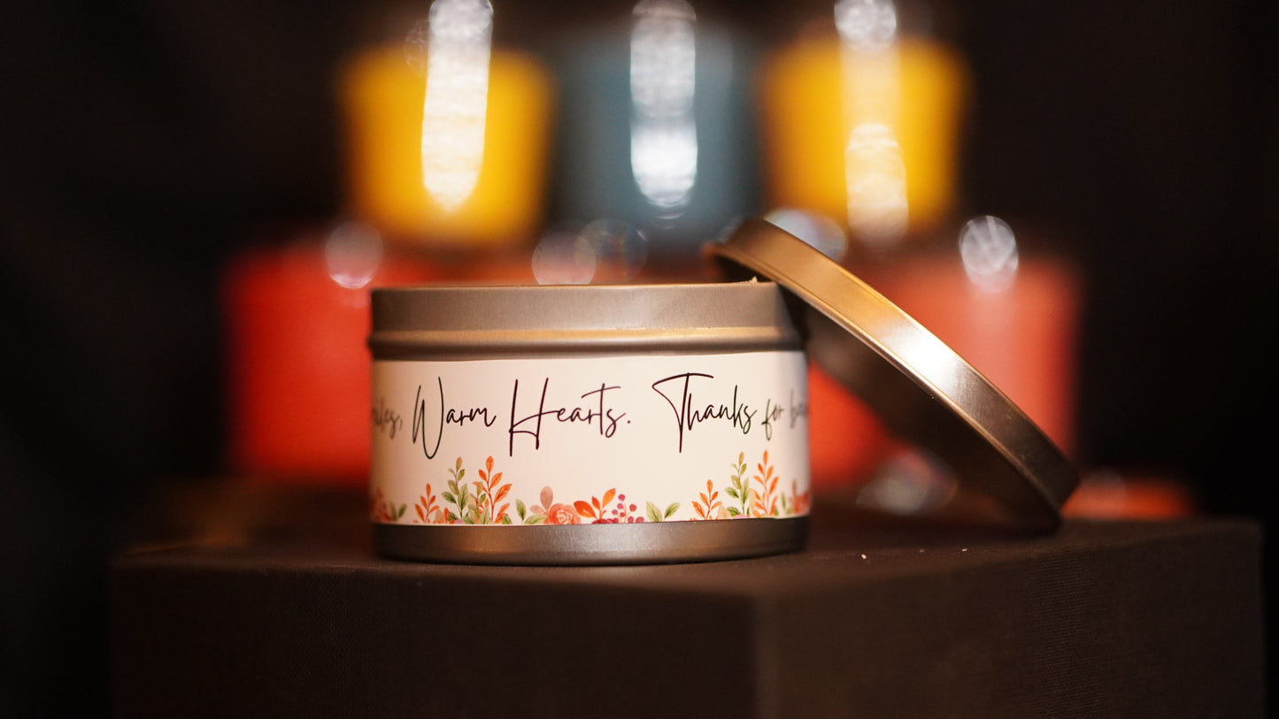 3oz Tin Candle - Perfect Return Gifts !