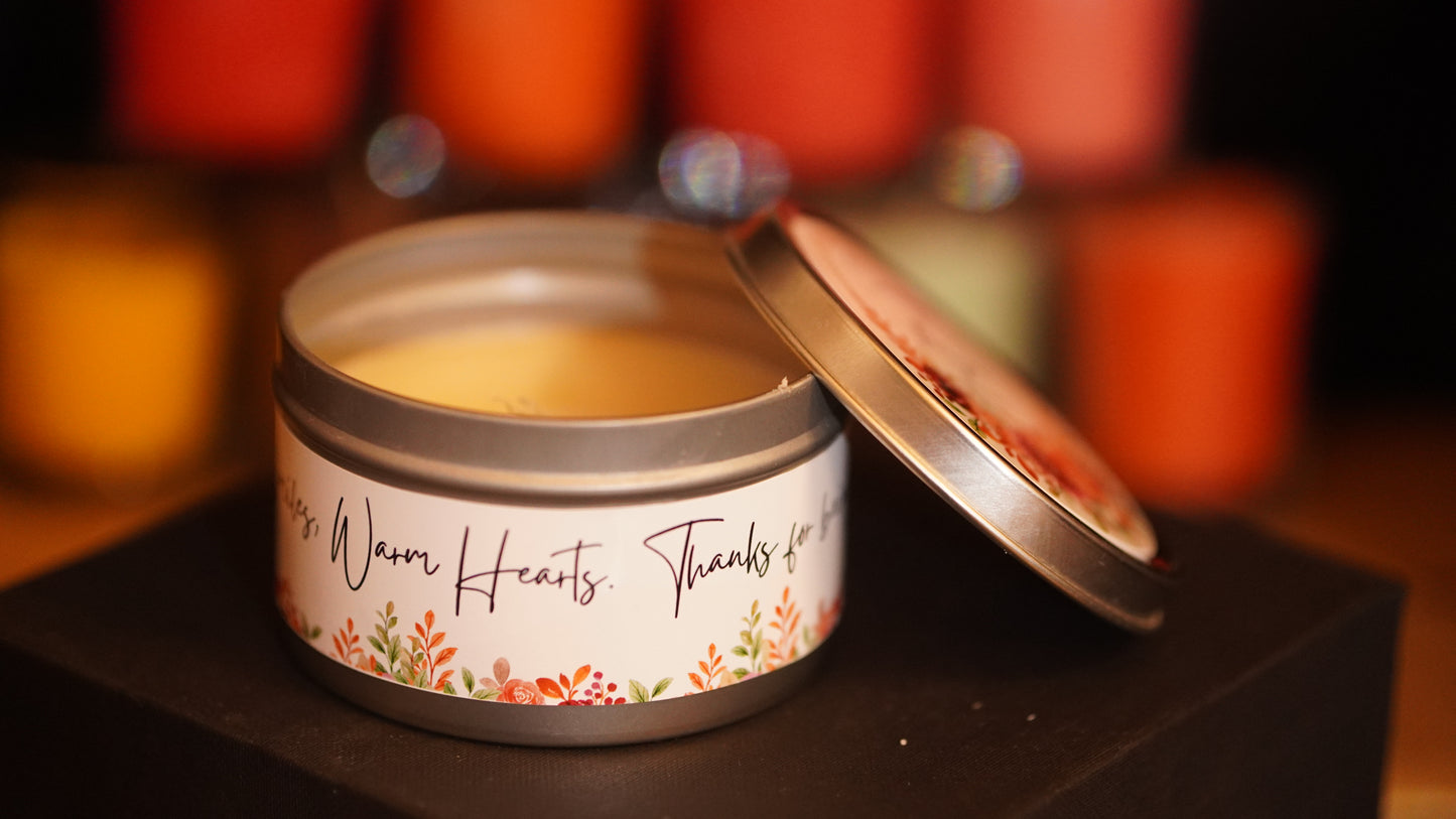 3oz Tin Candle - Perfect Return Gifts !