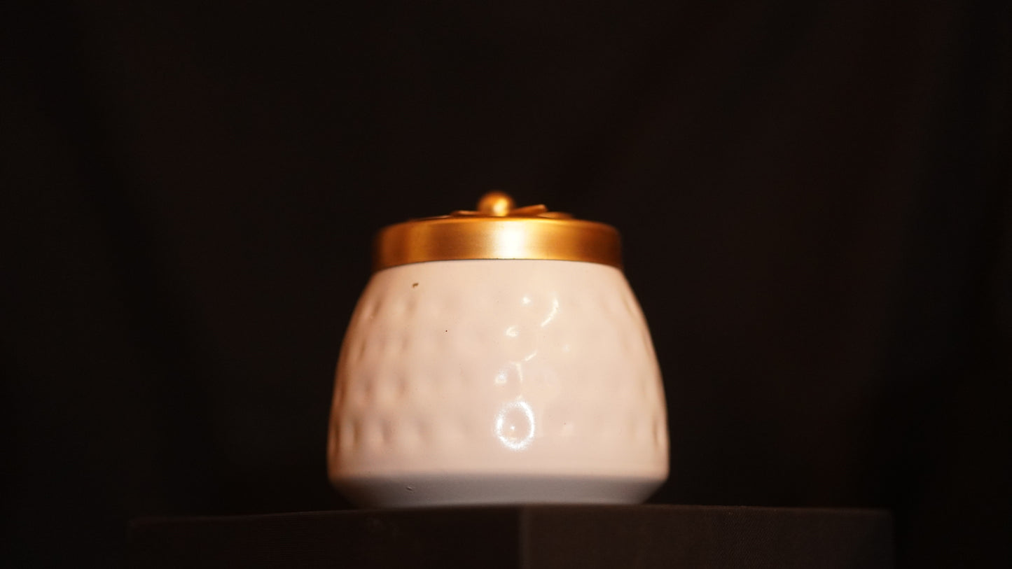 White Cone Decorative Jar + - Perfect Return Gifts !