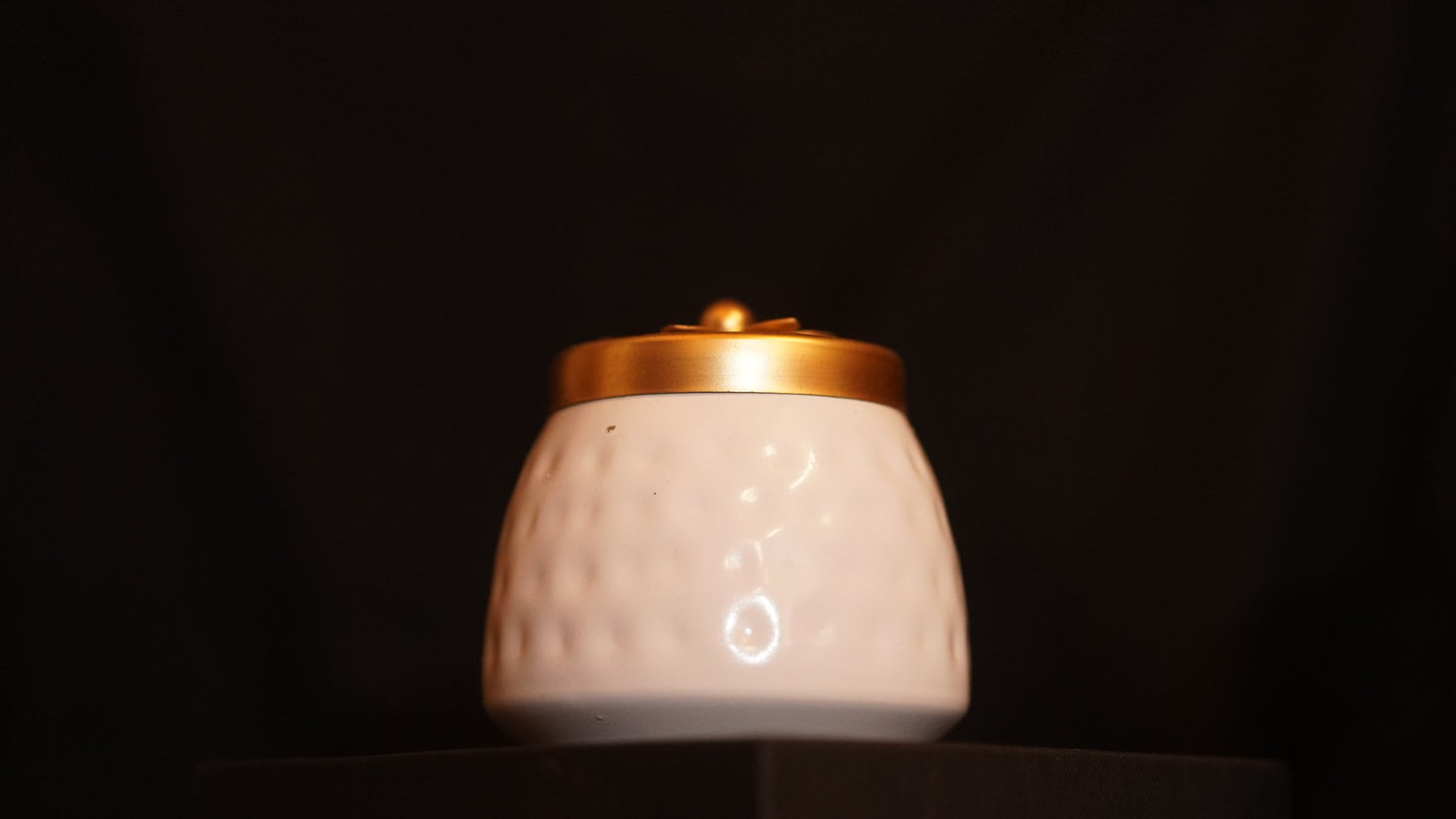 White Cone Decorative Jar + - Perfect Return Gifts !