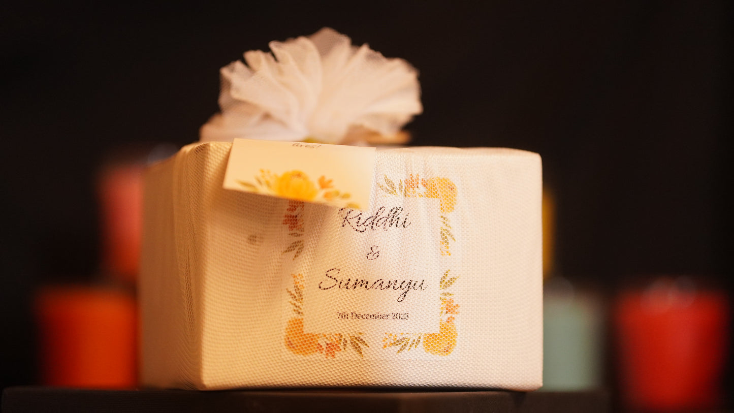 Flat Decorative Jar - Perfect Return Gifts !
