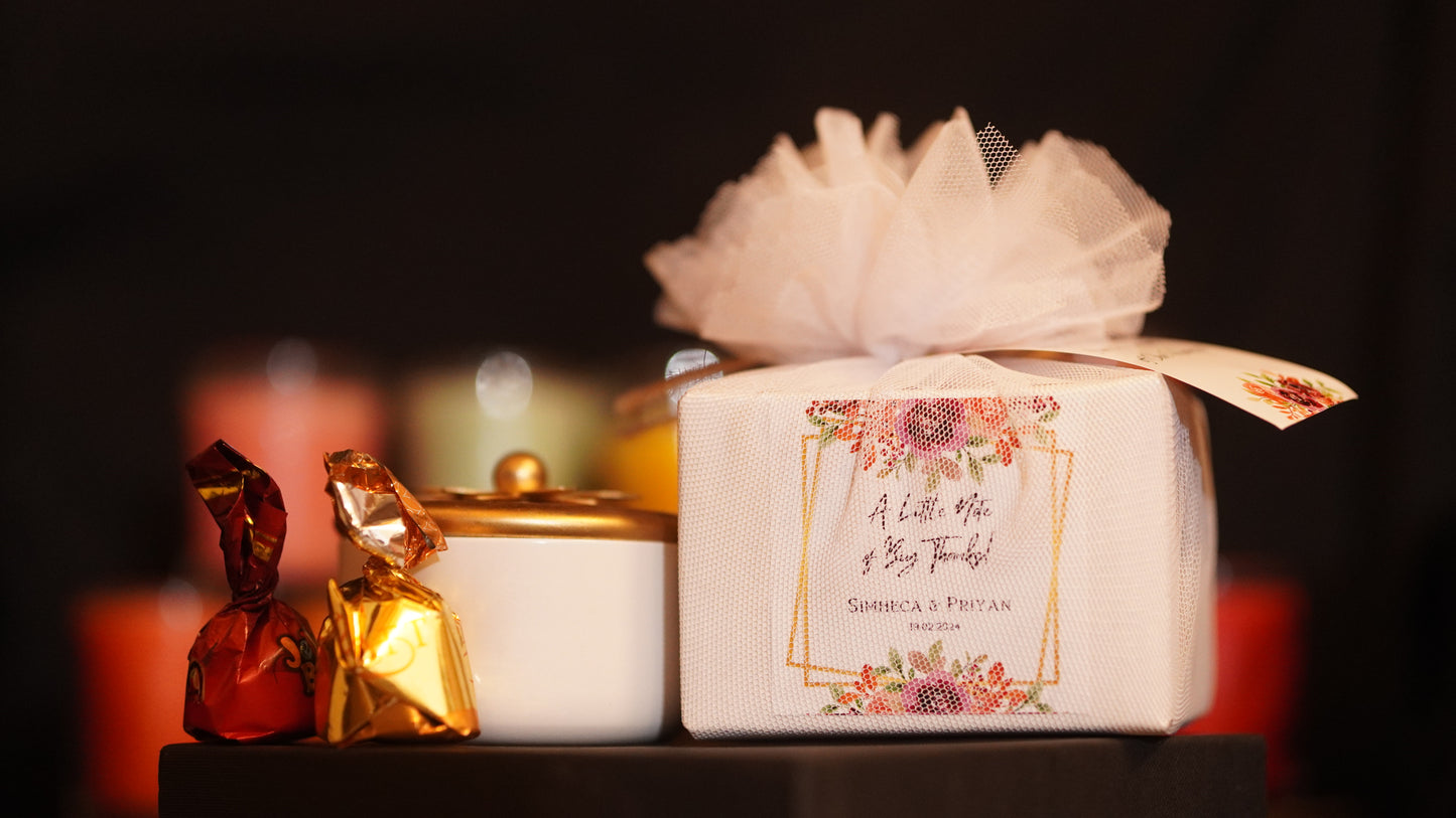 Cute Decorative Jar + 2 Choclates - Perfect Return Gifts !
