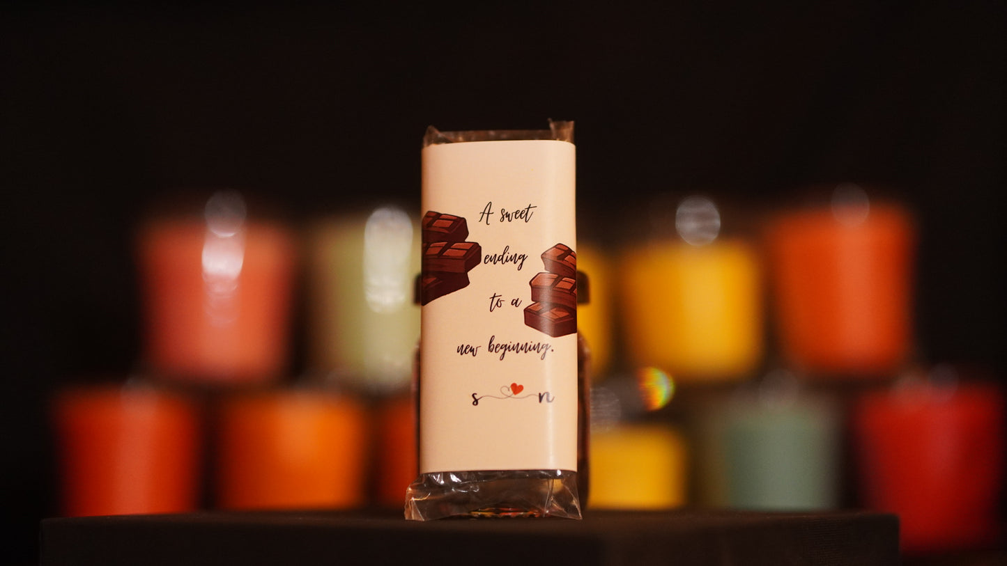 Customized Chocolate Bar - Perfect Return Gifts !