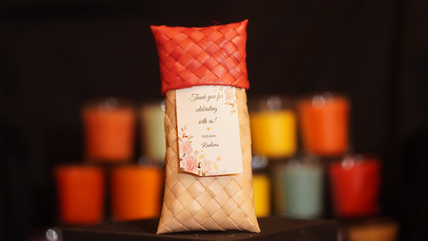 Wax Tablet in a Palm Pouch - Perfect Return Gifts !