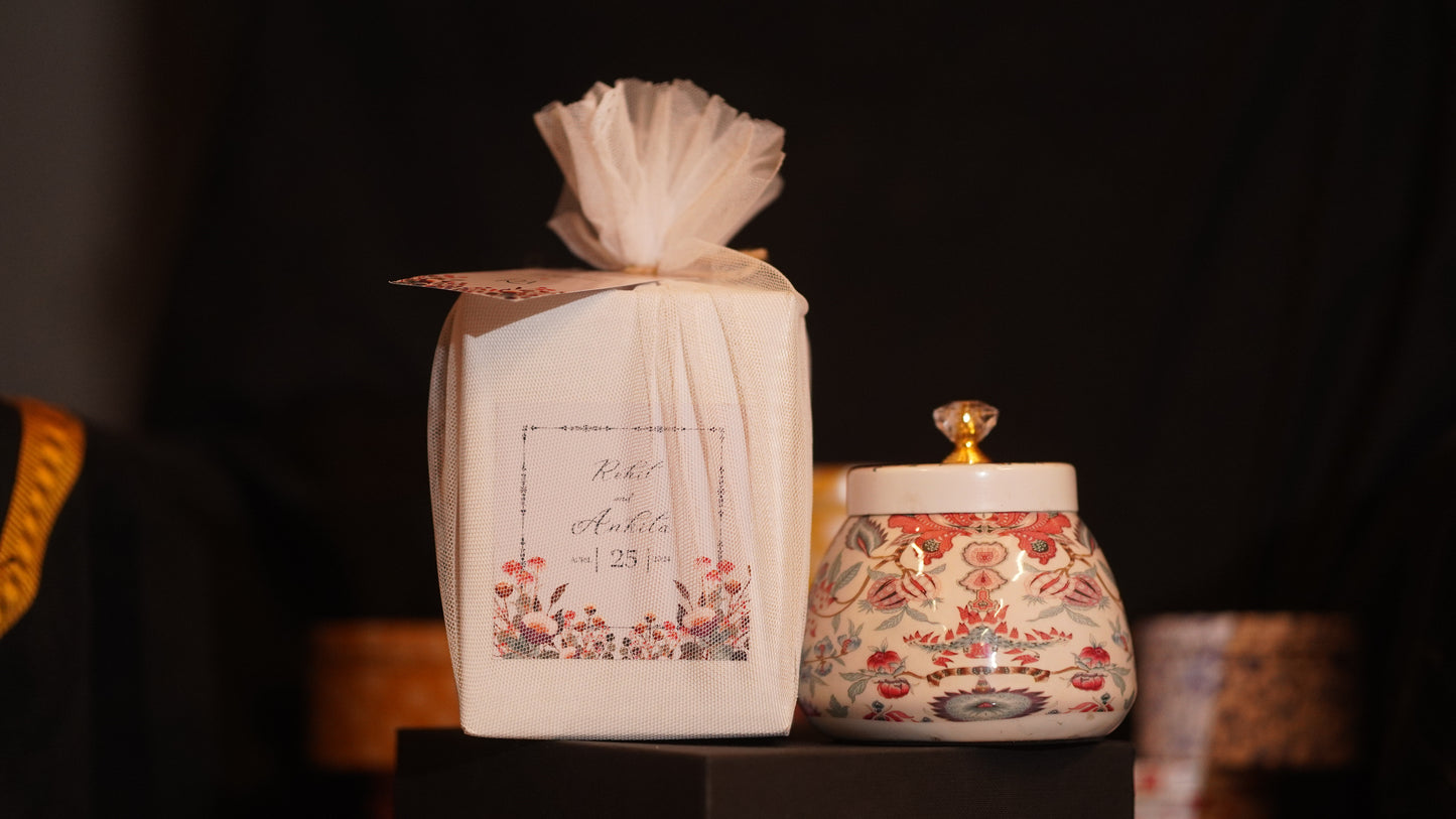 Printed Decorative Jar - Perfect Return Gifts !
