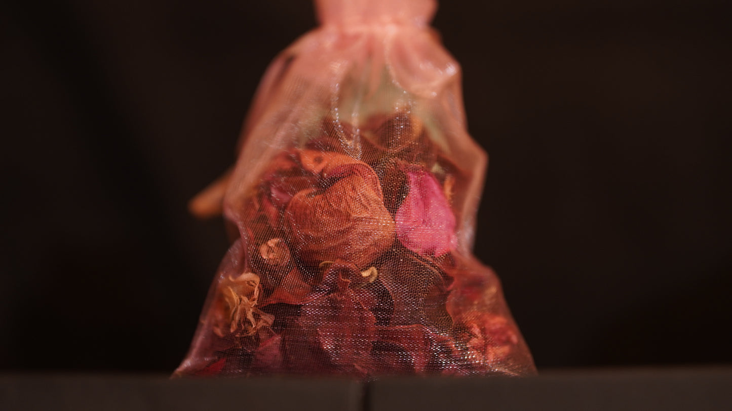 Decorative Jar + Shot Glass Candle + Potpourri Pouch + Tealight Pouch + Chocolate Bar - Perfect Return Gifts !