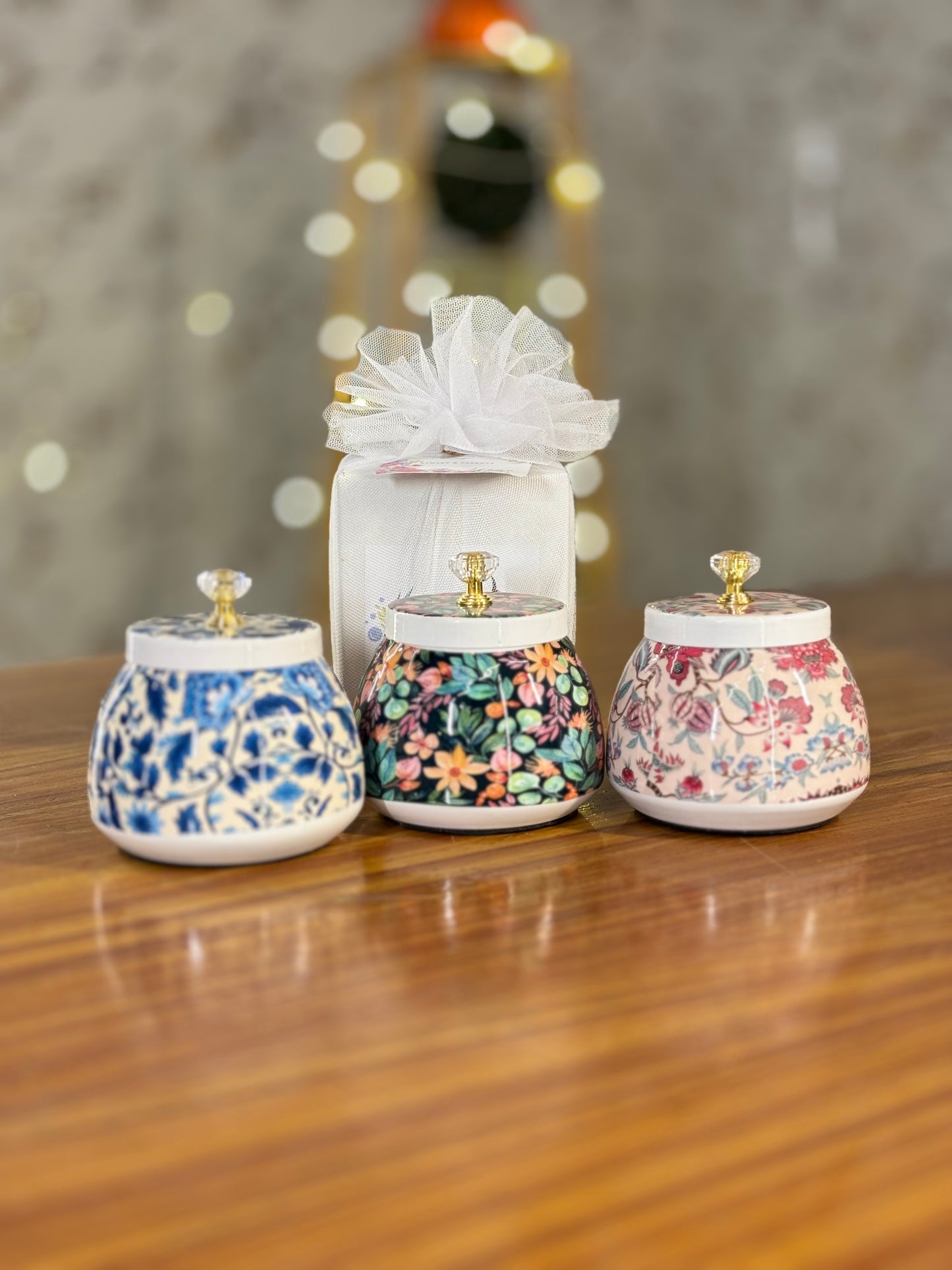 Printed cone Jar Return Gift | Stylish Printed Cone Jar | Wedding & Festive Favor Under ₹300
