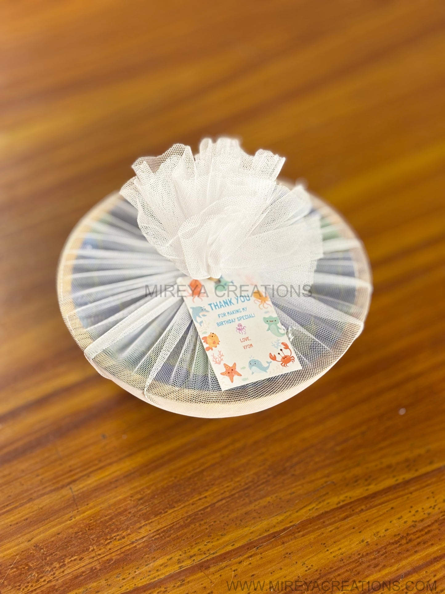 Decorative Printed Wooden Snack Bowl Return Gift | Colourful Patterned Wooden Bowl | Wedding & Housewarming Favor Under ₹350