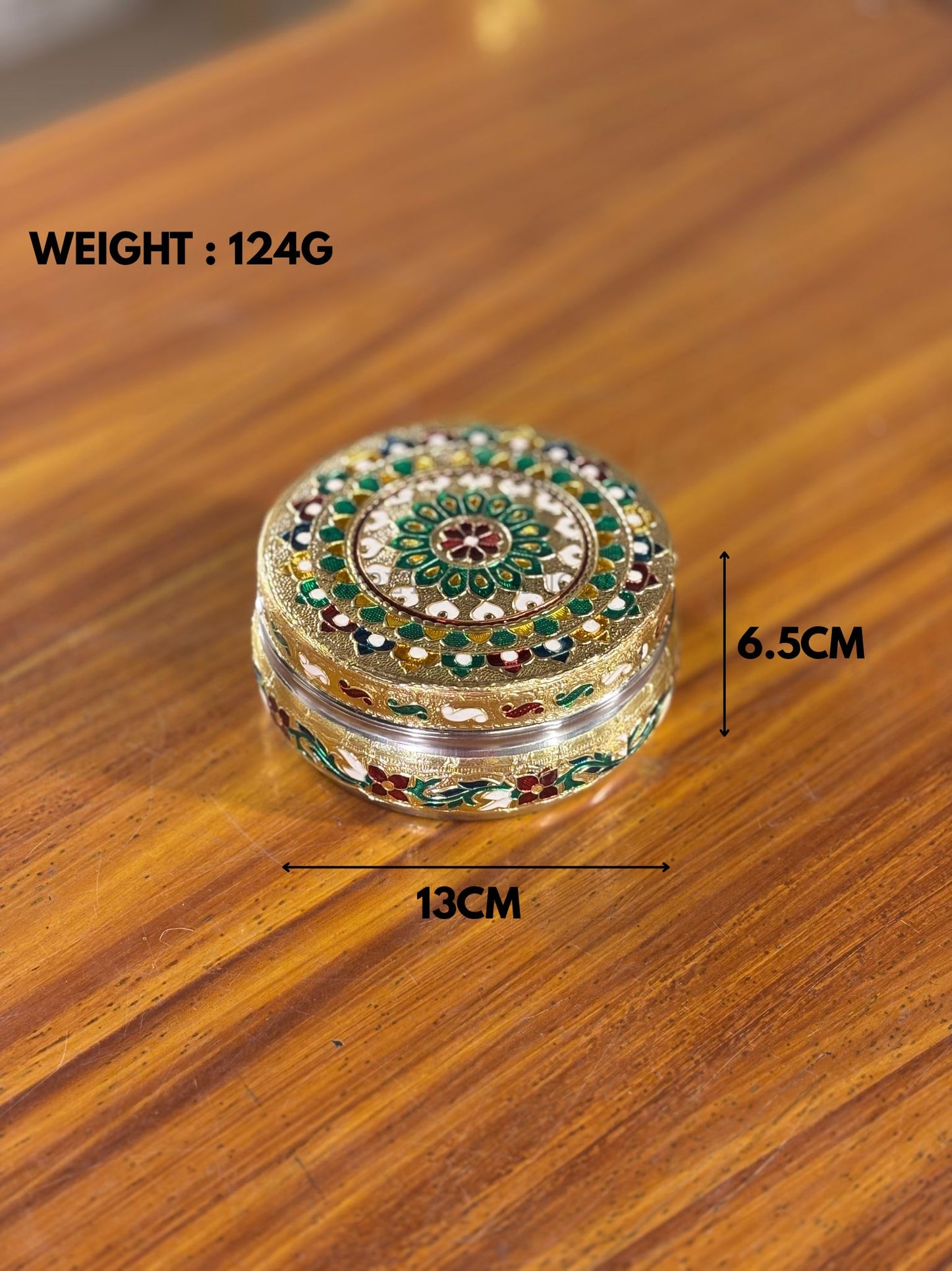 5 inch Meenakari Box Return Gift | Traditional Meenakari Box | Wedding & Housewarming Favor Under ₹200