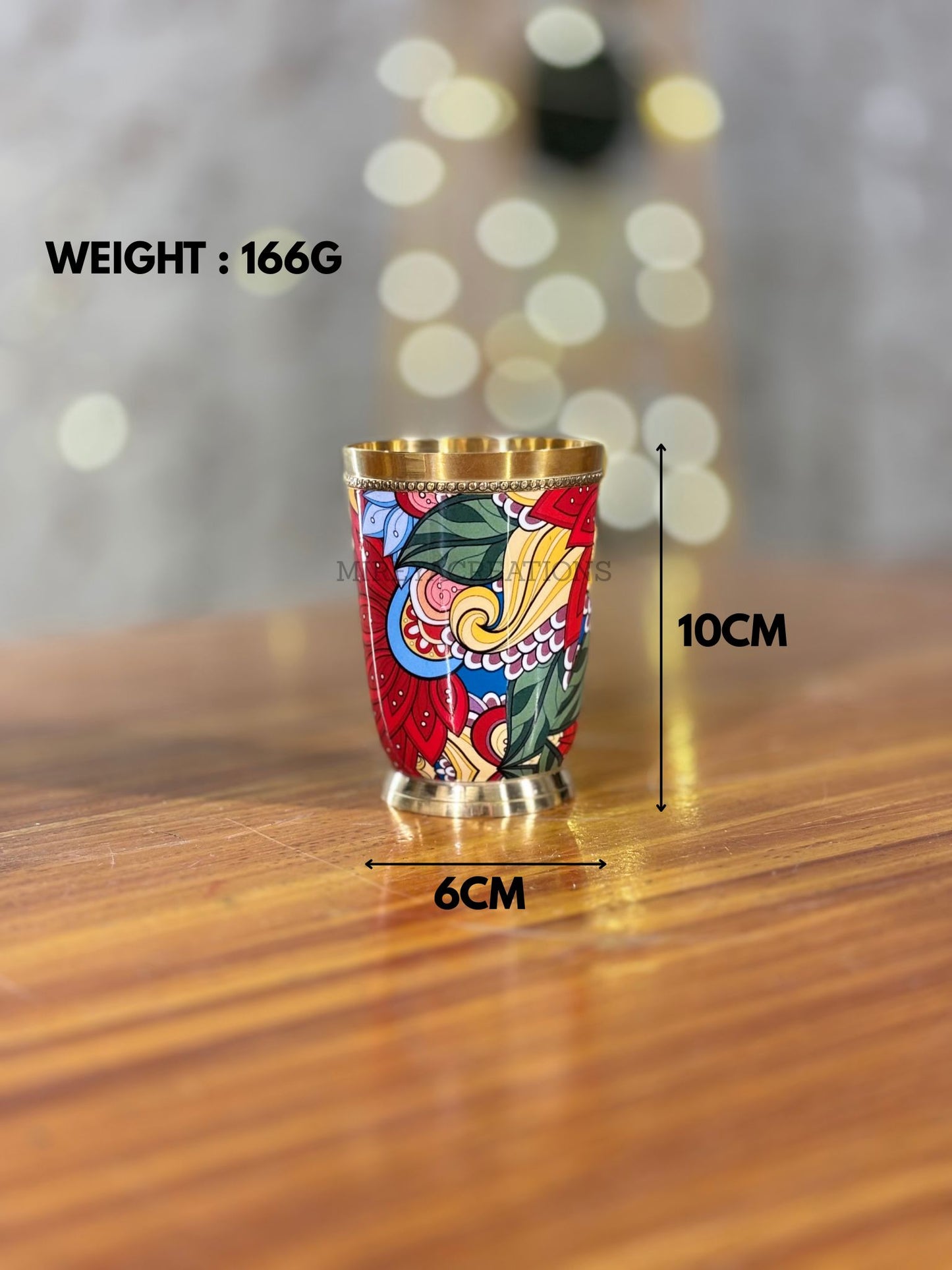 Deluxe Palm Box Gift Set Return Gift | Steel Bottle, Macaroons, Brass Glass & Nut Containers | Wedding & Festive Favor Under ₹1700