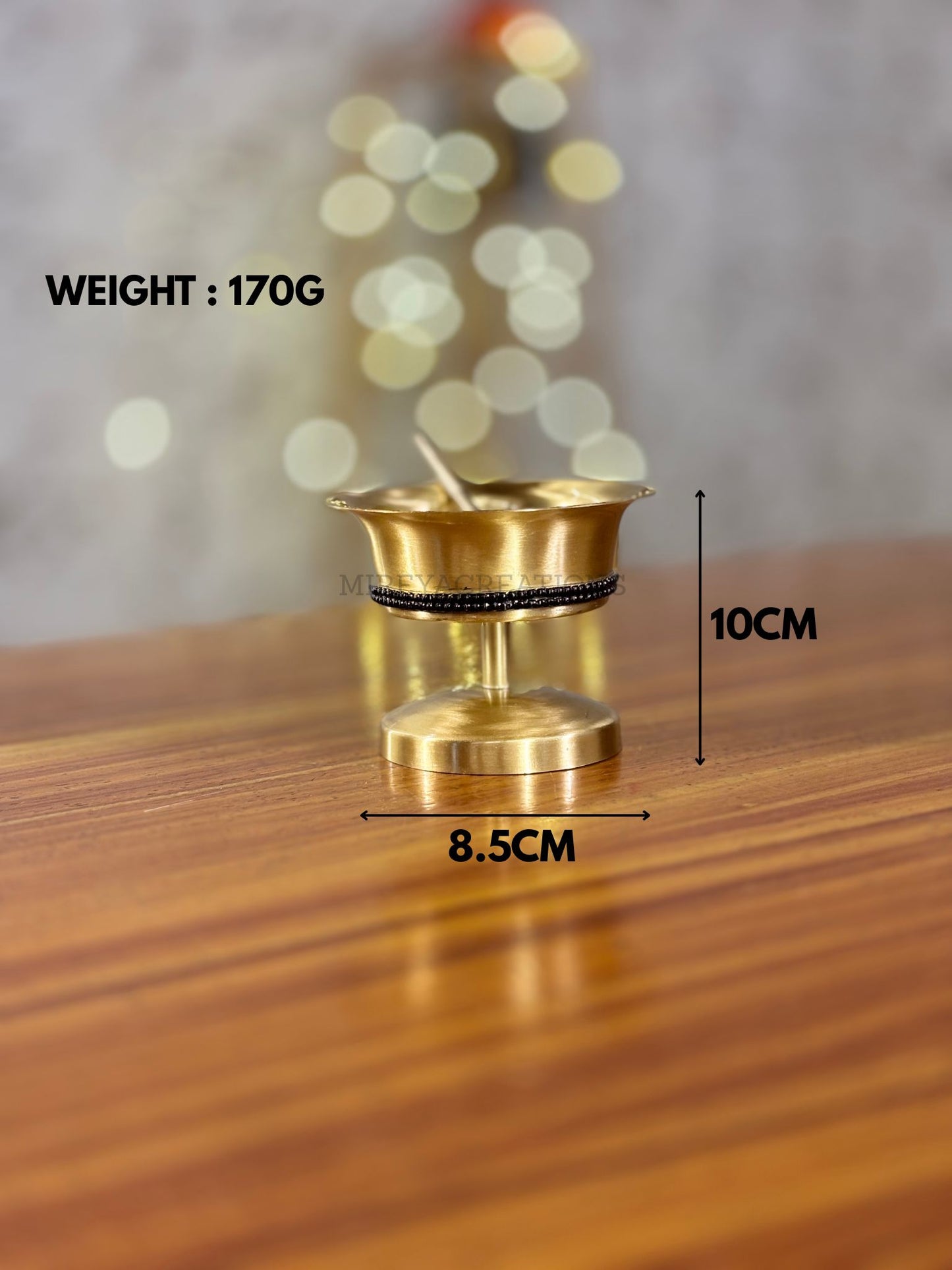 Brass Dessert Bowl with Spoon Return Gift | Handcrafted Brass Bowl Under ₹900 | Wedding & Housewarming Favor