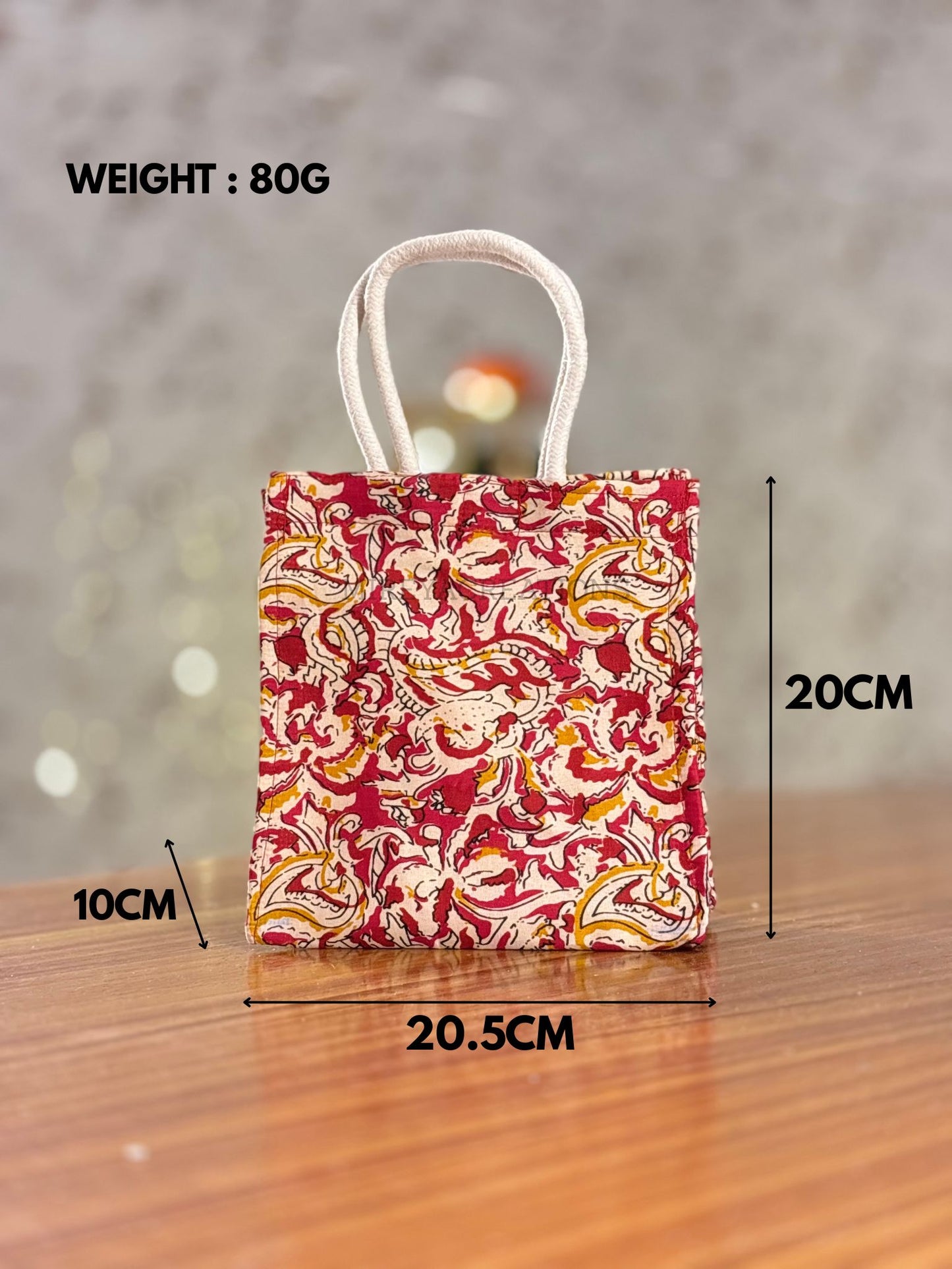 Kalamkari Bag| Boutique-Style Paisley Gift Bag | Wedding & Festive Favor Under ₹150