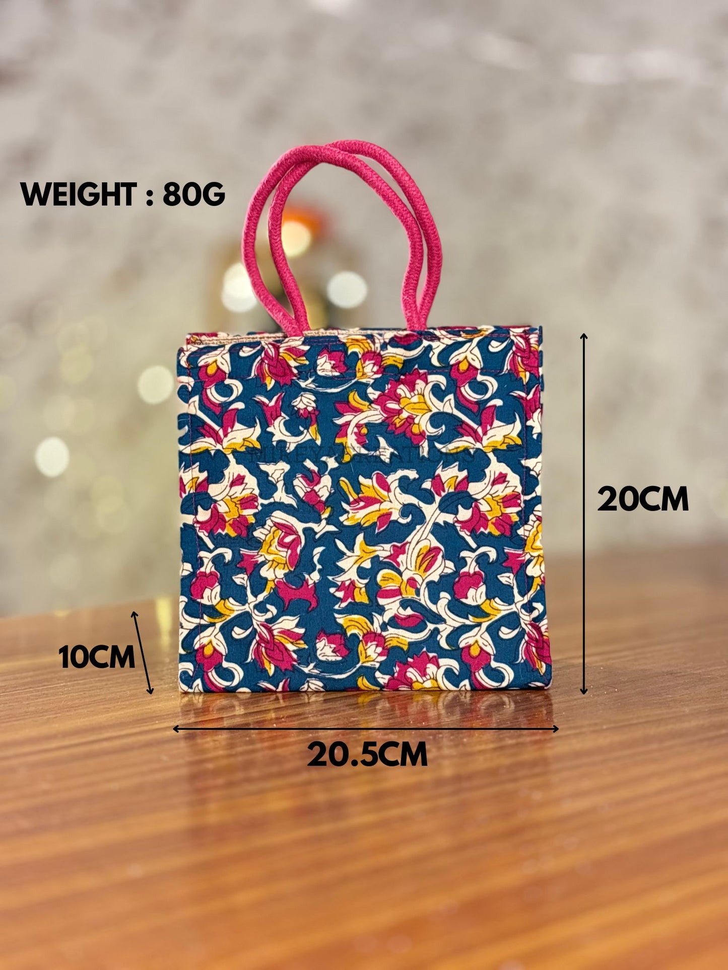 Kalamkari Bag| Boutique-Style Floral Gift Bag | Wedding & Festive Favor Under ₹150