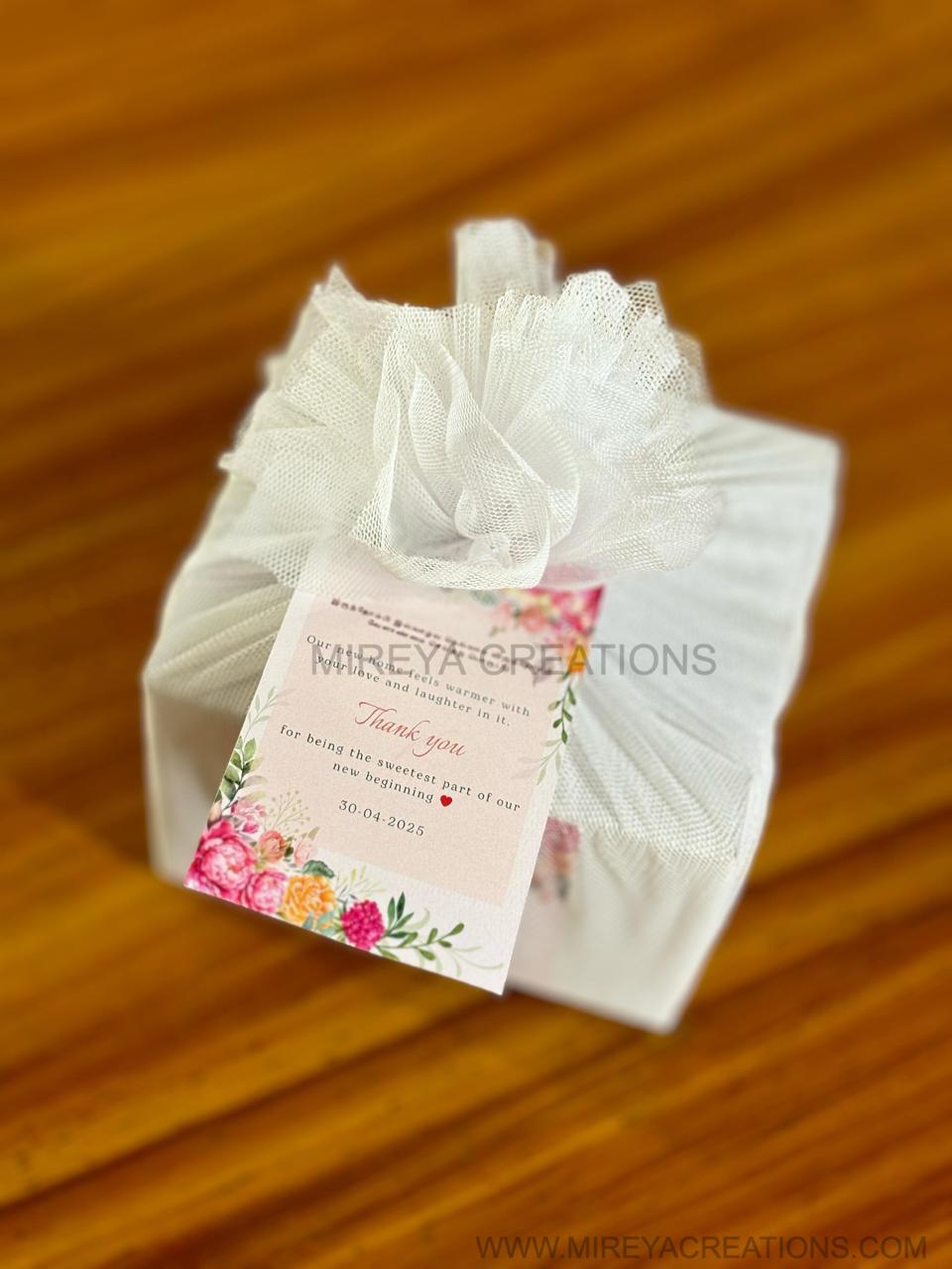 Meenakari Glass & Plate with Nuts Pouch Return Gift | Decorative Traditional Set | Wedding & Festive Favor Under ₹500