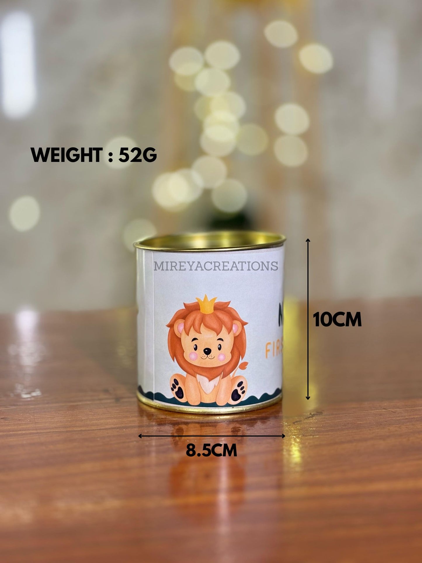 Paper Tin + Customised Fridge Magnet + Pouch of Chocolates | Custom Return Gift Set | Wedding & Event Favor