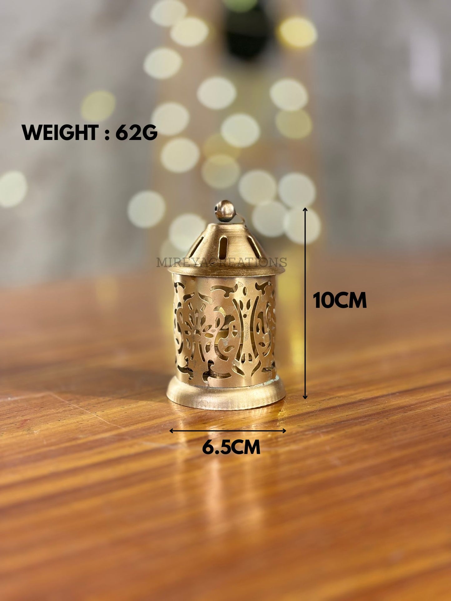 Decorative Lantern Return Gift with Tea light Candles and Kitkat - Festive Hamper