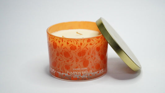 Pumpkin Brûlée Scented Candle Jar