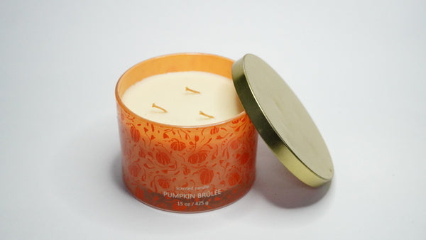 Pumpkin Brûlée Scented Candle Jar