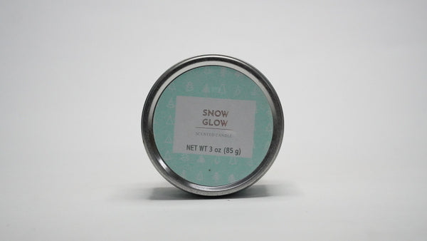 Snow Glow Scented Tin Candle