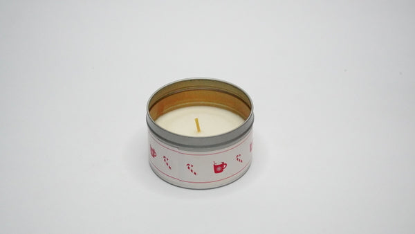 Winter Vanilla Tin Candle ( Christmas)