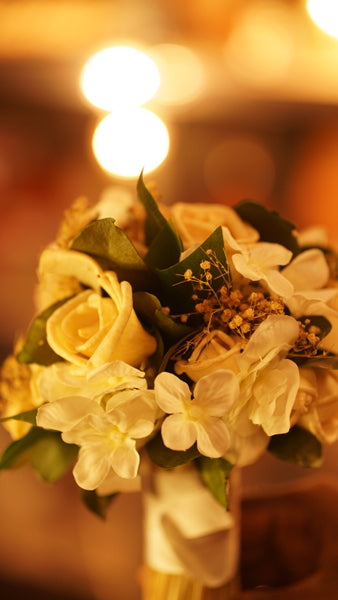 Dry flower bouquet