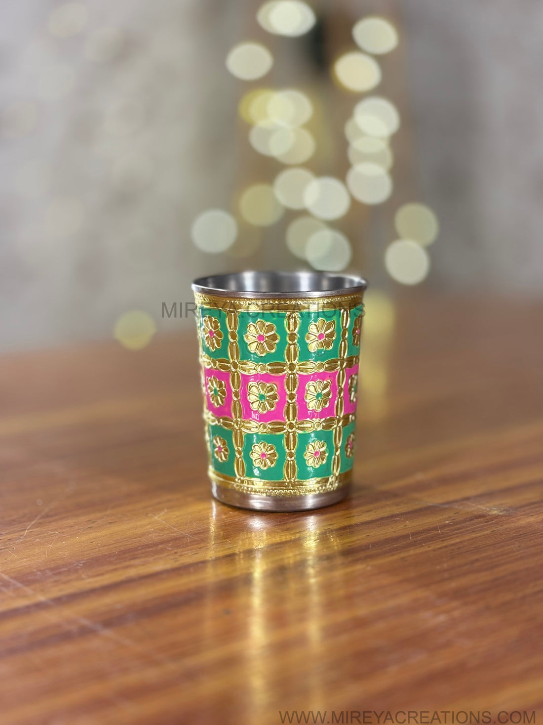 Housewarming Return Gifts: Meenakari Glasses for New Beginnings