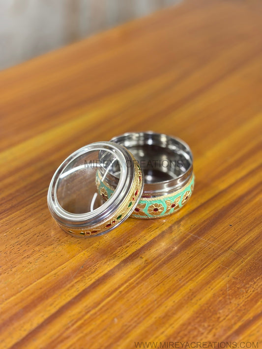 Best Green Meenakari Boxes for Housewarming Return Gifts