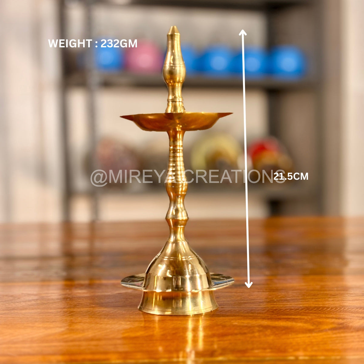 Brass Lamp + Set of 2 Brass Dabara + Coffee Filter
