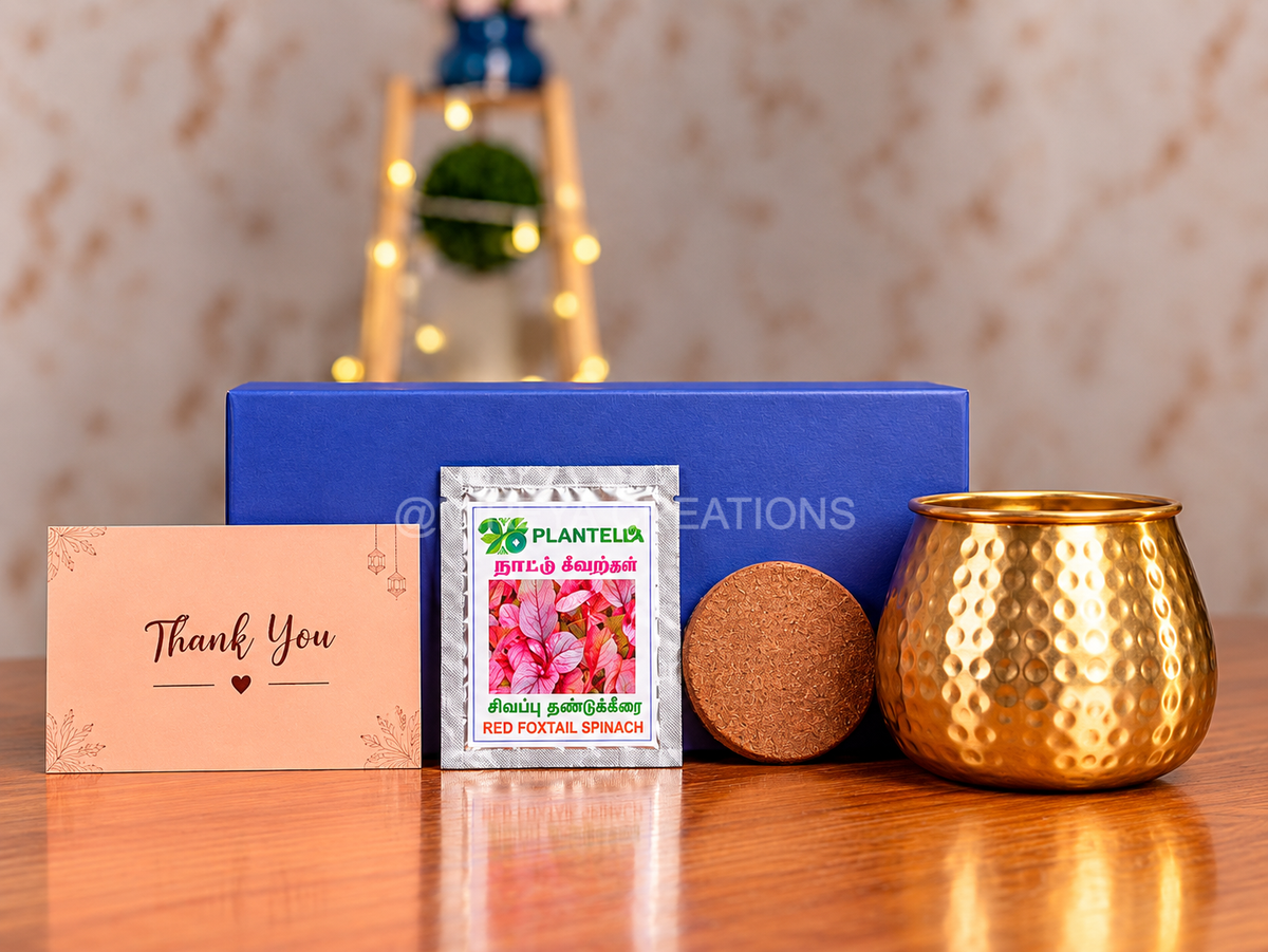 Planter with Coco Peat & Seeds | Eco-Friendly Plantable Return Gift