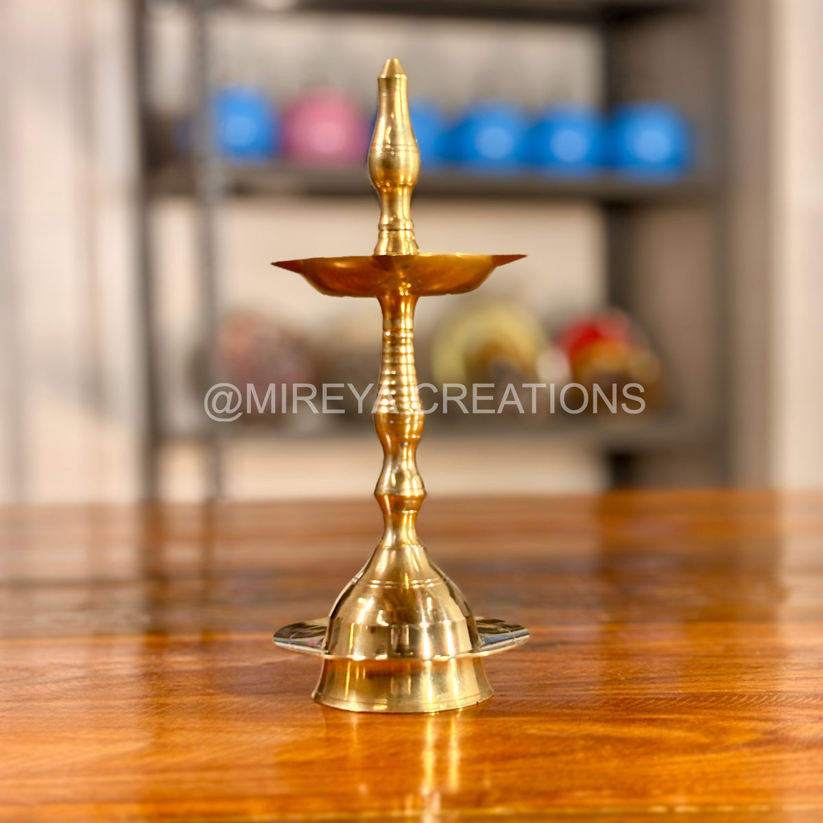 Brass Lamp + Set of 2 Brass Dabara + Coffee Filter