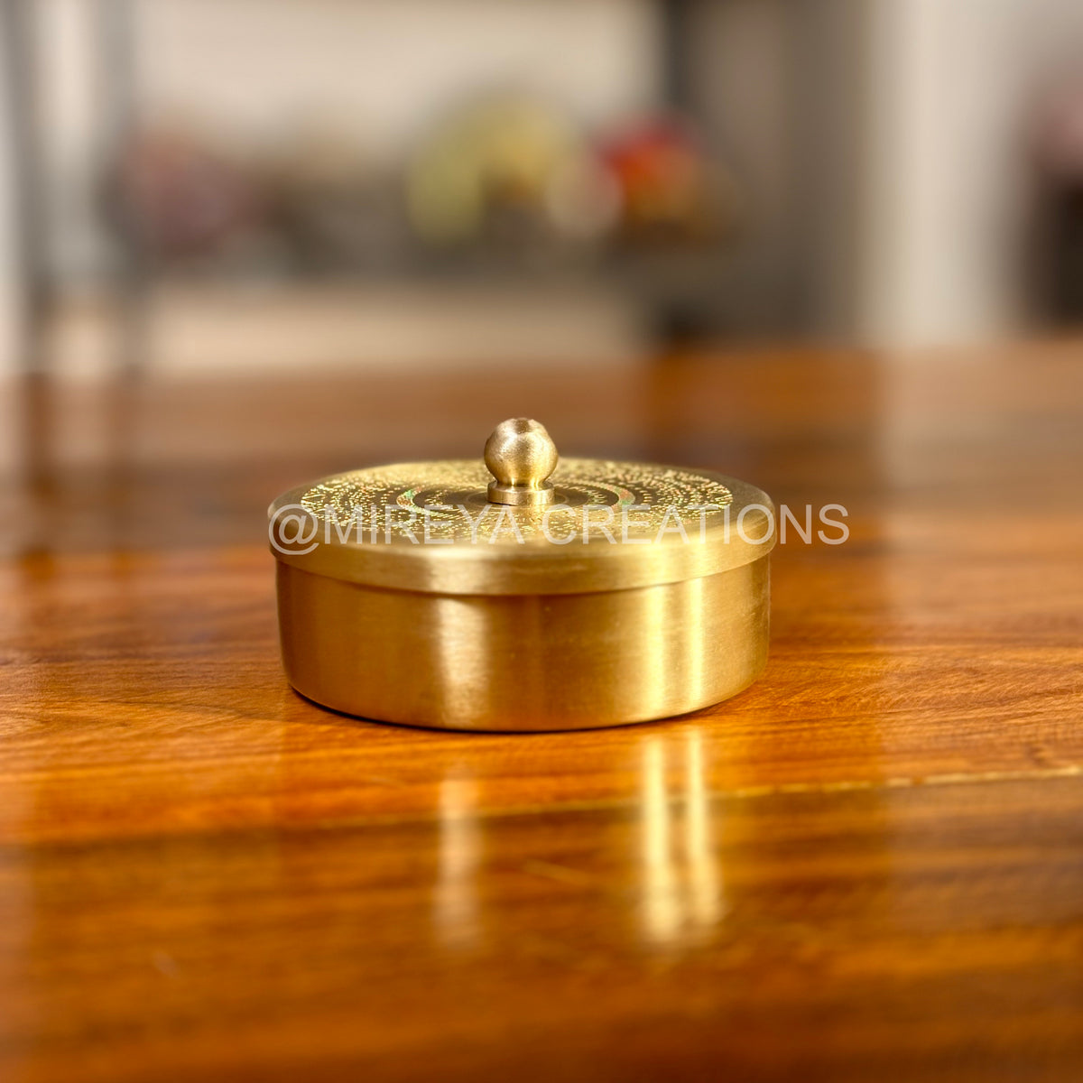 Set of 2 Premium Brass Dry fruit Boxes