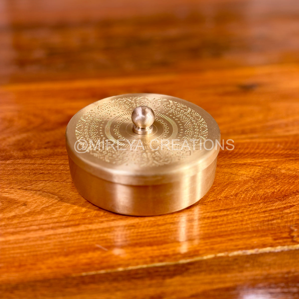 Set of 2 Premium Brass Dry fruit Boxes