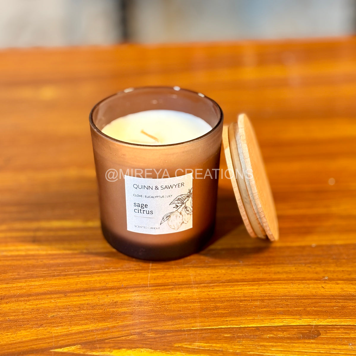 Printed Copper Bottle + Scented Candle + 2Pcs Hand Painted Ceramic Diyas + Customised Card