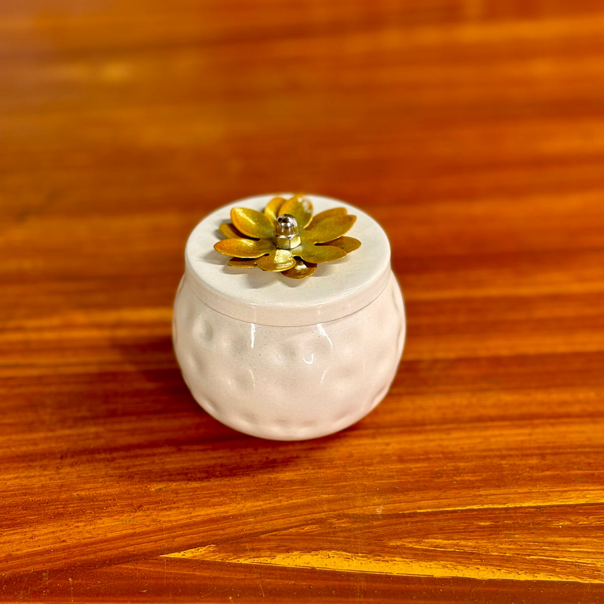 Brass Coffee Dabara + Decorative Cone Jar + Customized Card