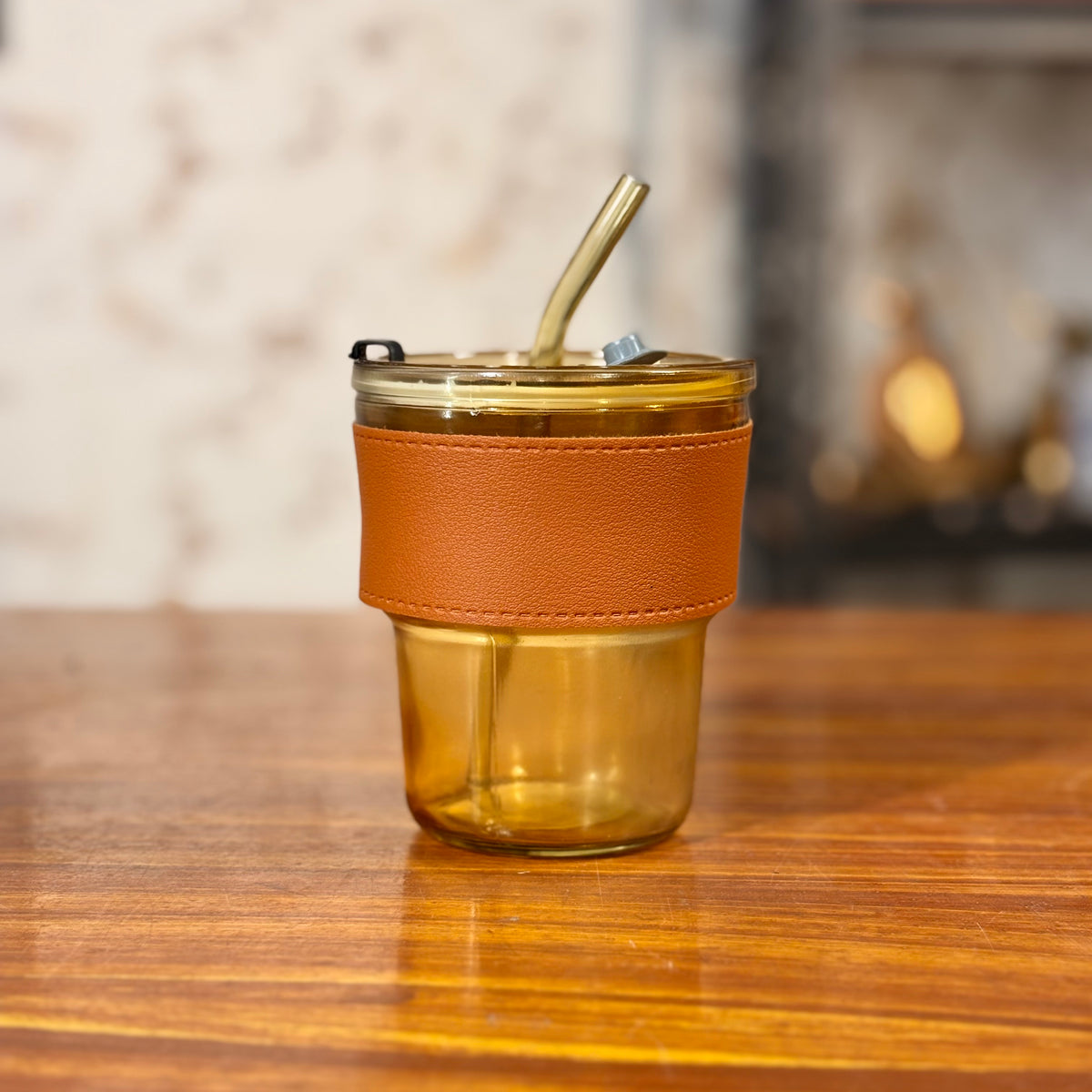 Wooden decorative Box + Slub Glass + Ceramic Burner + Customised Card
