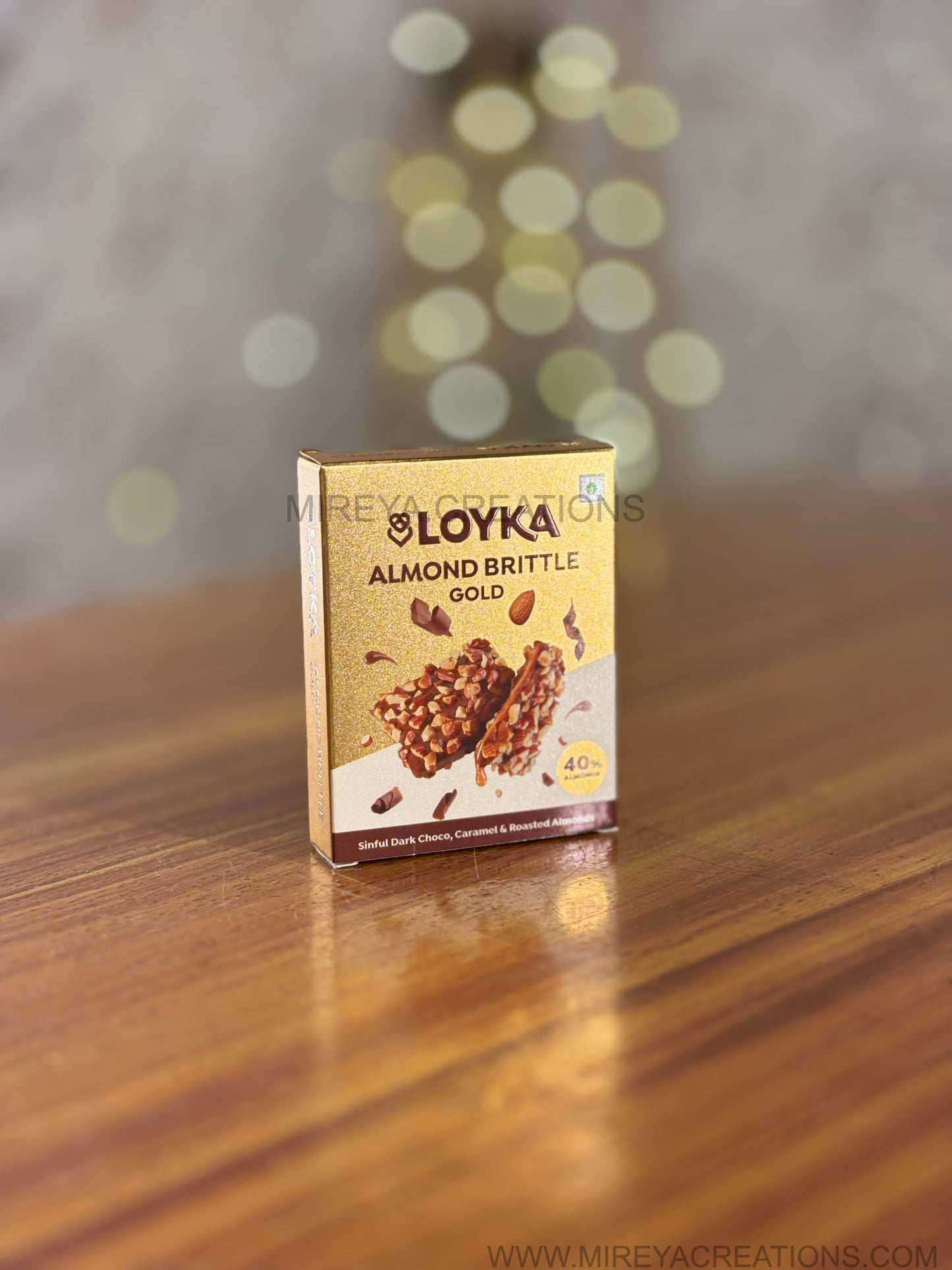Brass Dabara Set Return Gift | Loyka Almond Brittle Gold Combo Gift Set | Wedding & Festive Favor Under ₹500