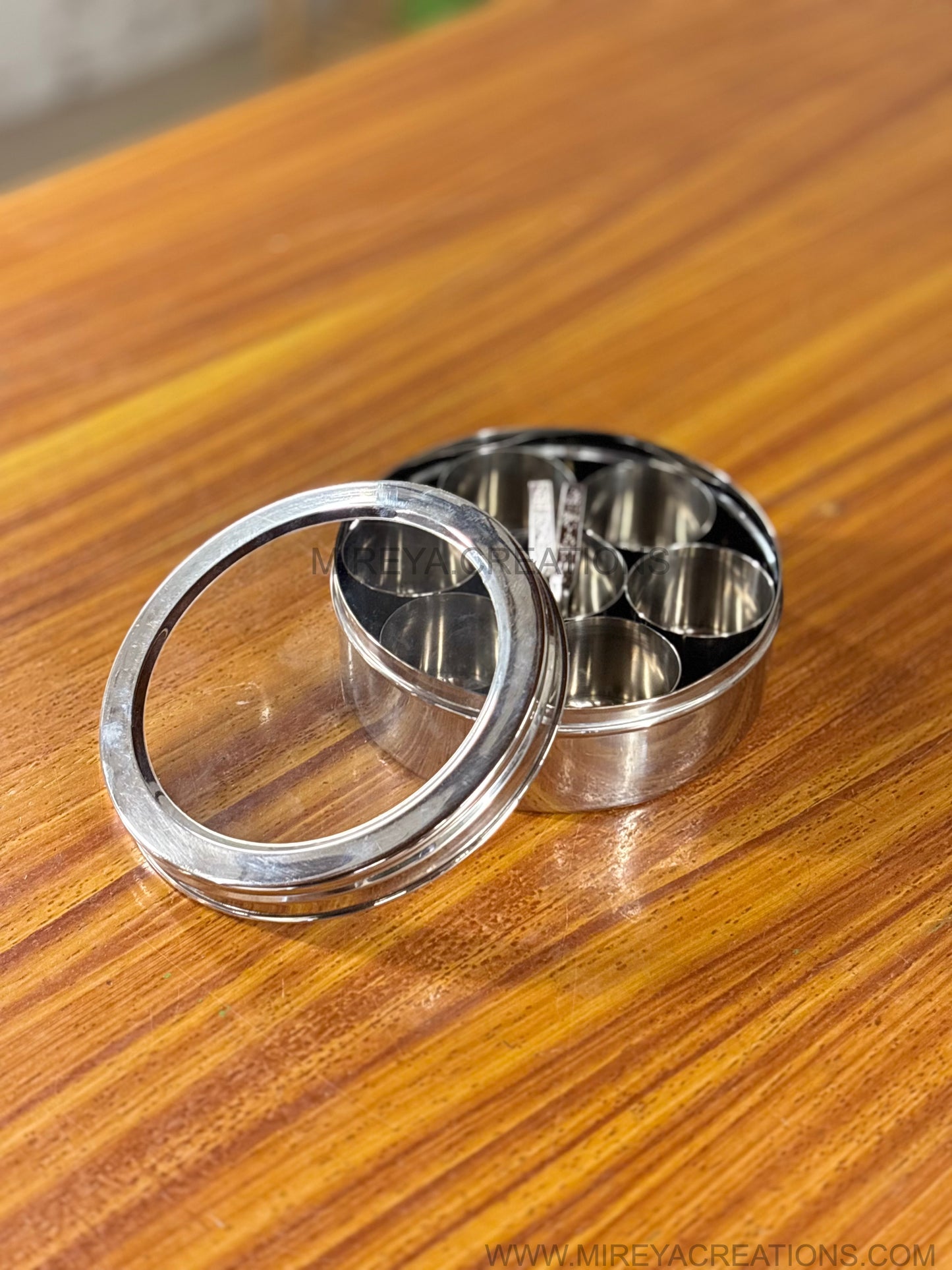 Steel Spice Box Return Gift | Stainless Steel Spice Container Under ₹600 | Wedding & Festive Favor