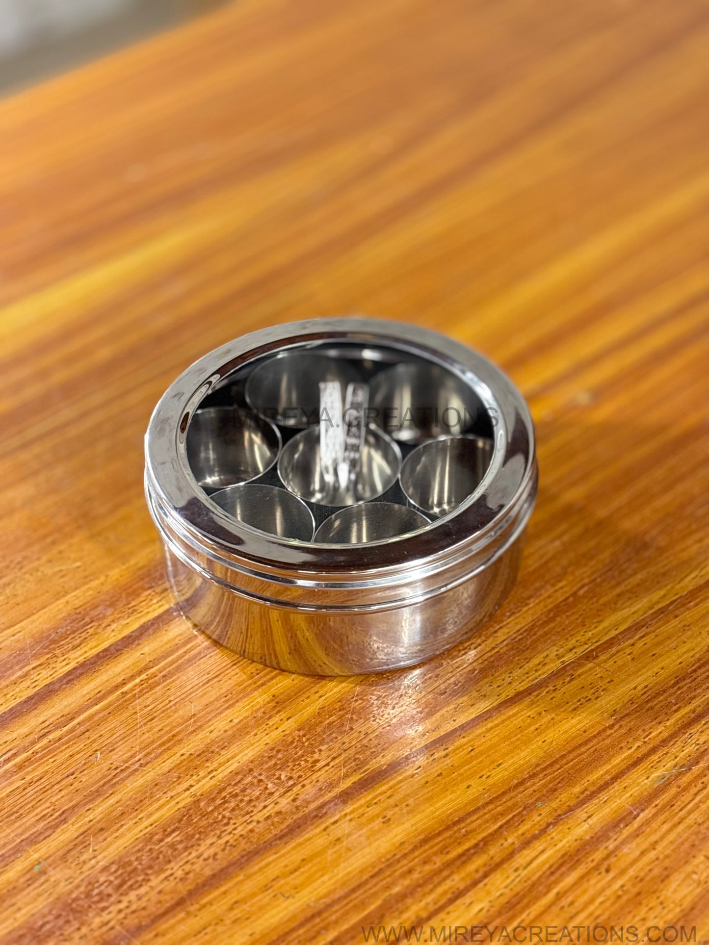 Steel Spice Box Return Gift | Stainless Steel Spice Container Under ₹600 | Wedding & Festive Favor
