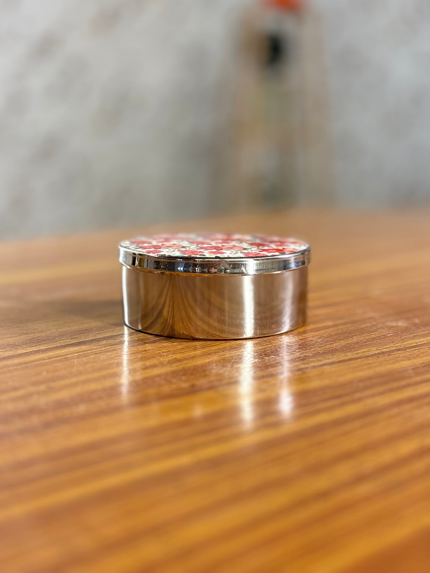 Printed Stainless Steel Tiffin Box Return Gift | Useful Steel Lunch Box | Wedding & Corporate Favor Under ₹300