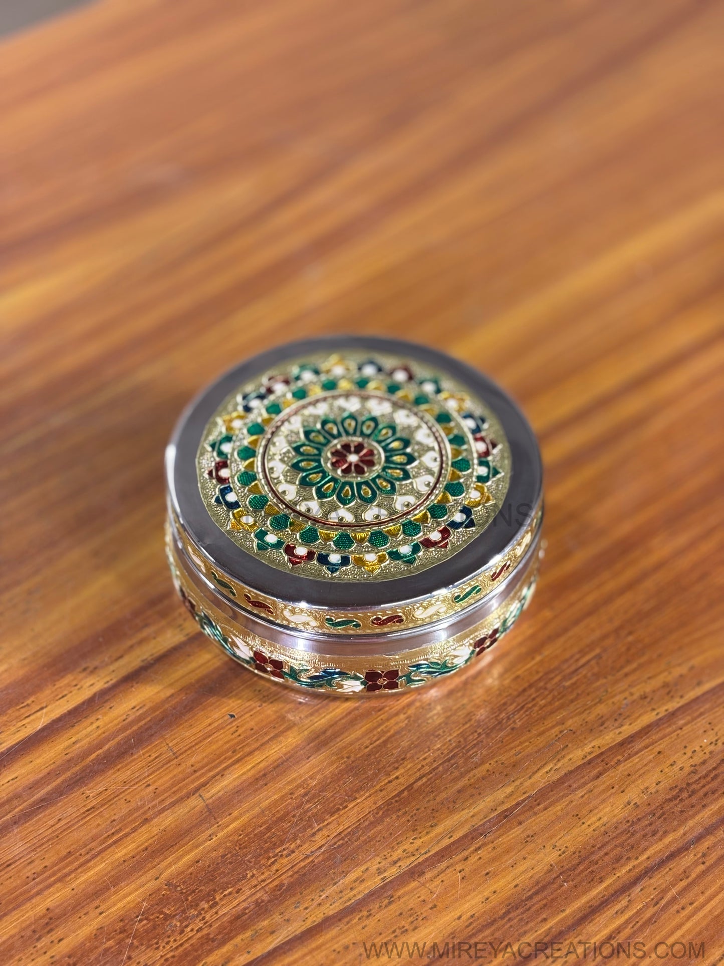 6 Inch Meenakari Box Return Gift | Decorative Meenakari Gift Box | Wedding & Festive Favor Under ₹300