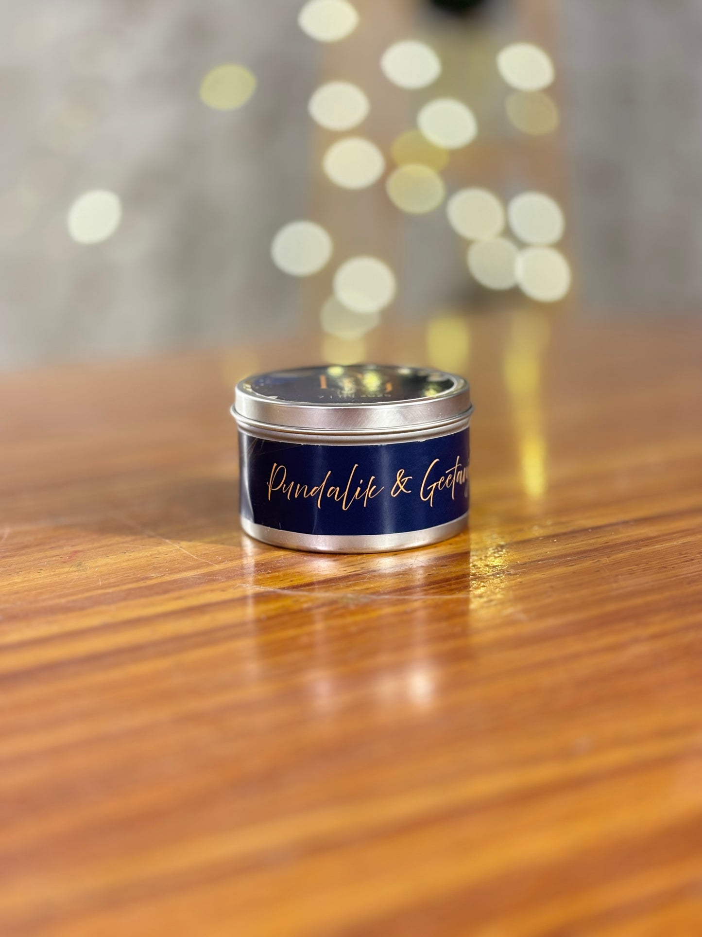 Customised Scented Tin Candle | Personalised Tin Candle Return Gift | Wedding & Housewarming Favor