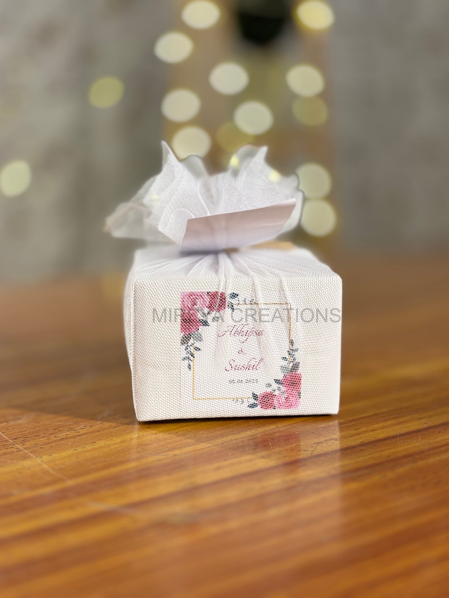 Decorative Lantern Return Gift with Tea light Candles and Kitkat  - Festive Hamper