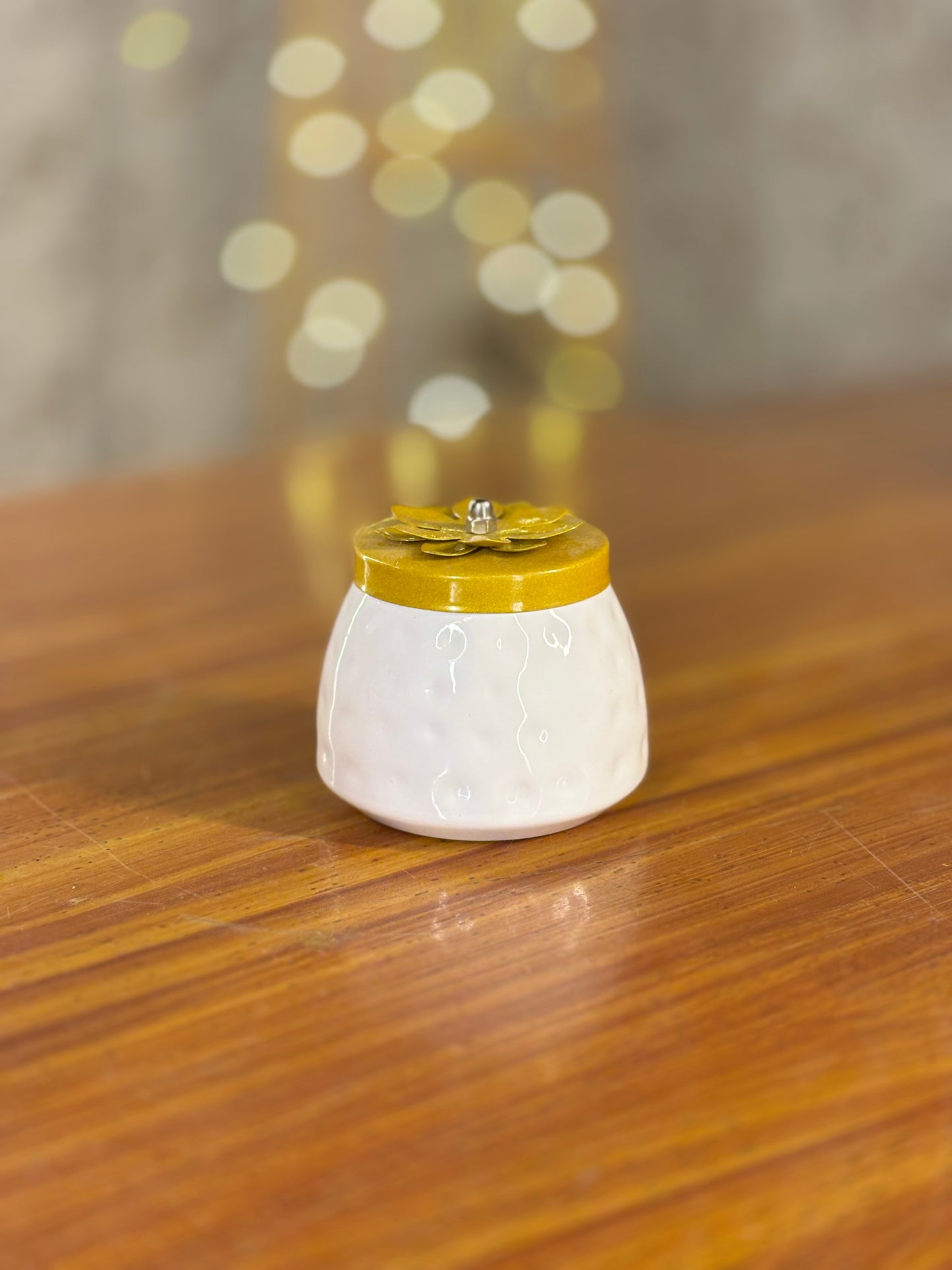 White Cone Jar Return Gift | Minimalist Decorative Jar | Wedding & Housewarming Favor Under ₹200