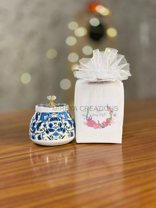 Printed cone Jar Return Gift | Stylish Printed Cone Jar | Wedding & Festive Favor Under ₹300