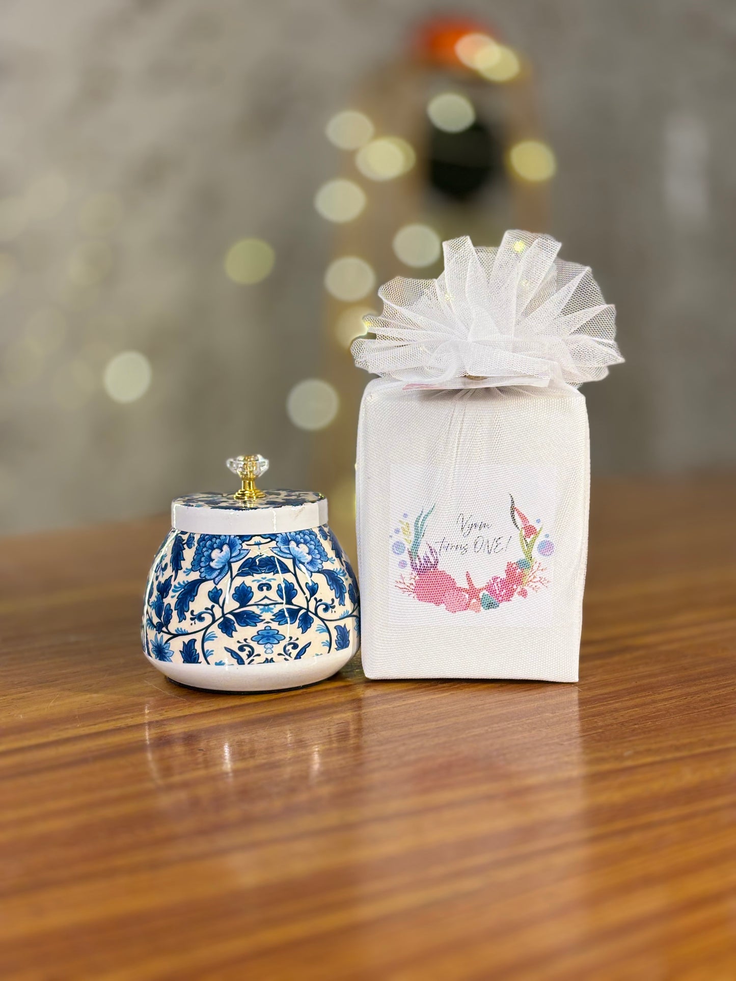 Printed cone Jar Return Gift | Stylish Printed Cone Jar | Wedding & Festive Favor Under ₹300
