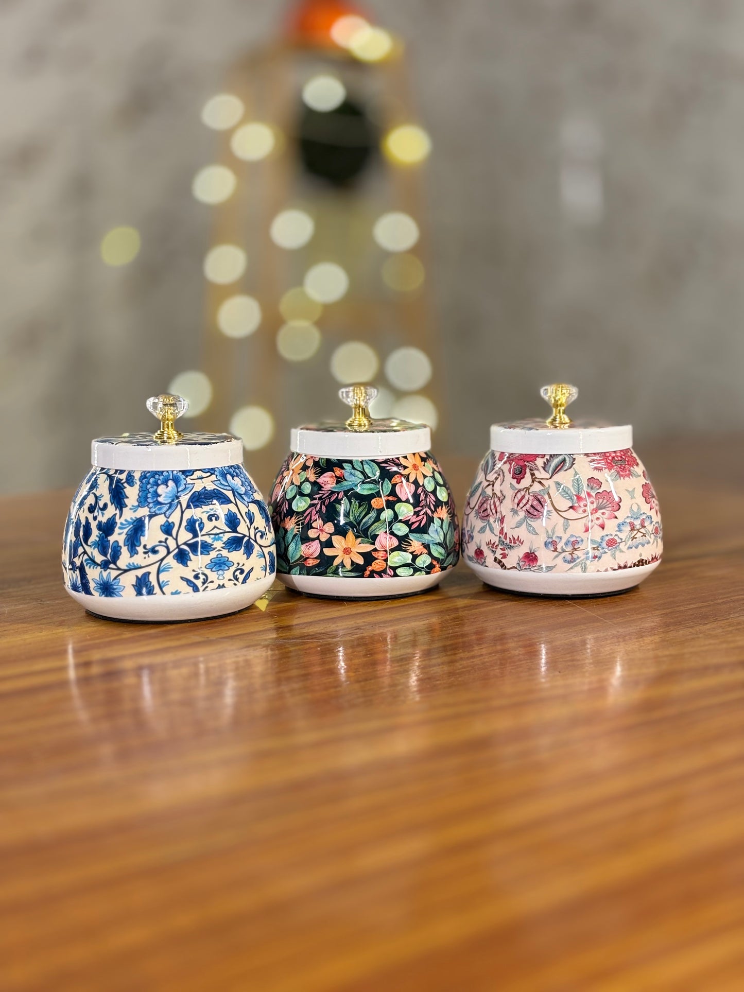 Printed cone Jar Return Gift | Stylish Printed Cone Jar | Wedding & Festive Favor Under ₹300