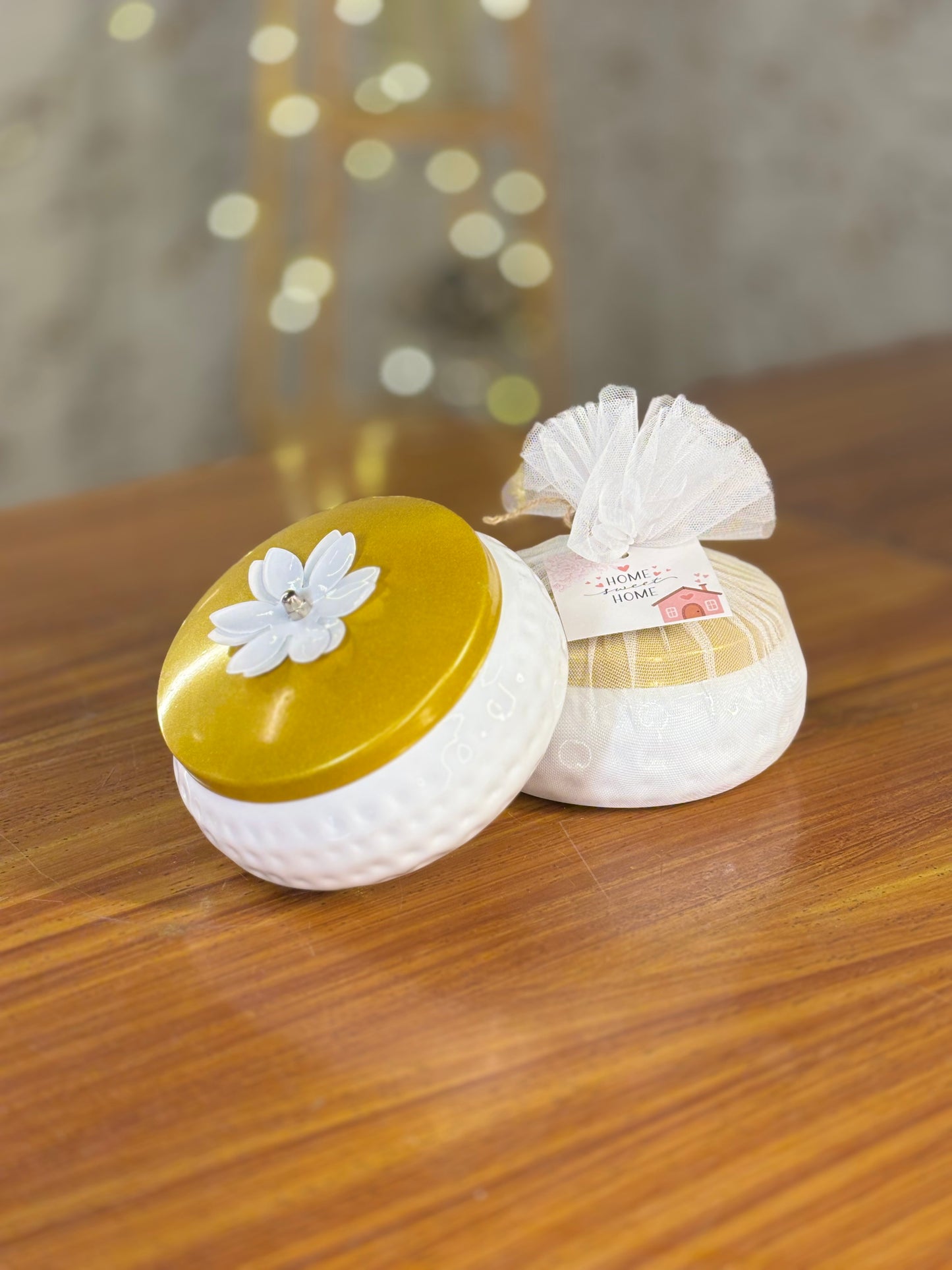 6 Inch White Jar Return Gift | Minimal Decorative Jar | Wedding & Party Favor Under ₹300