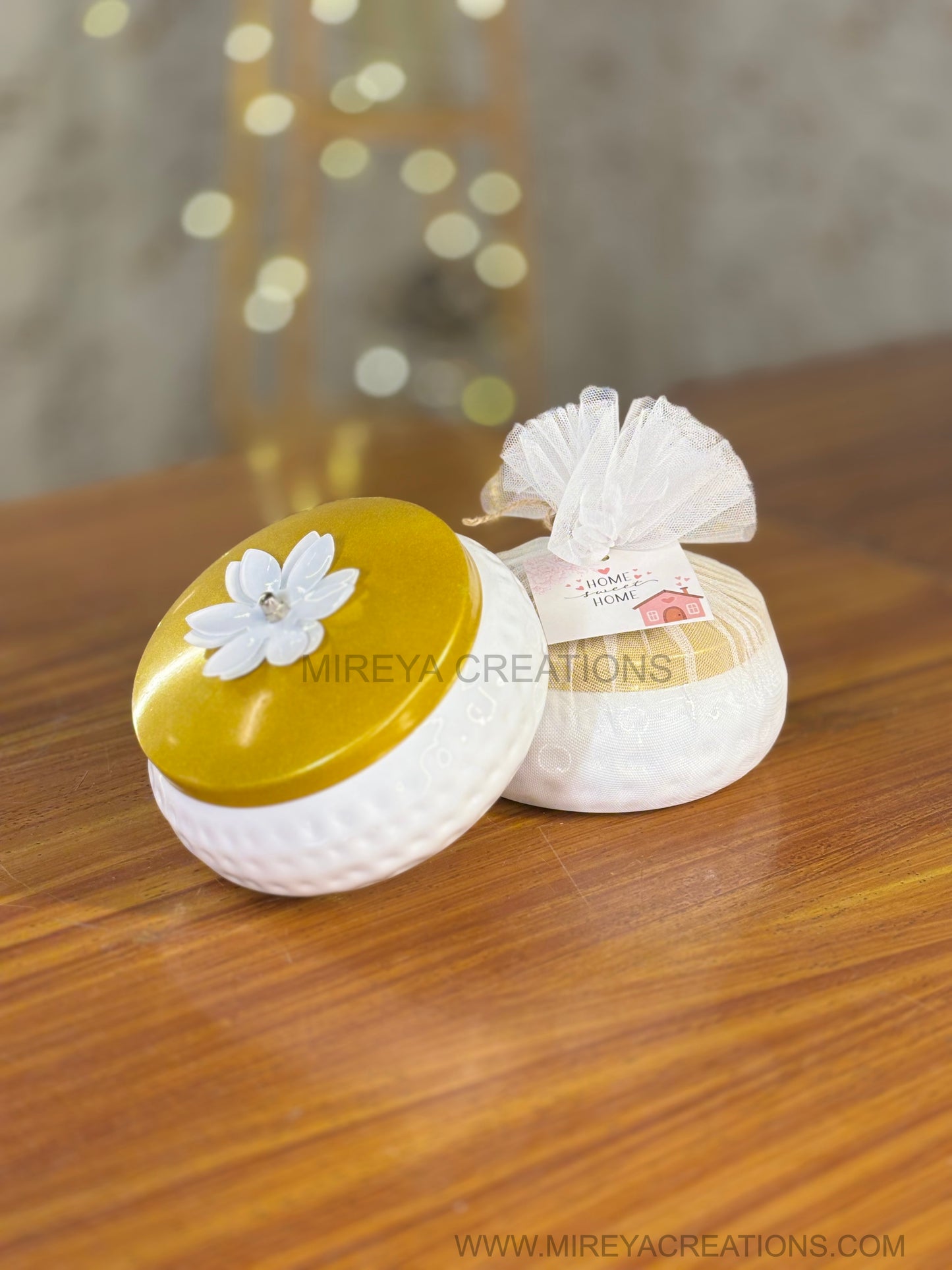 6 Inch White Jar Return Gift | Minimal Decorative Jar | Wedding & Party Favor Under ₹300